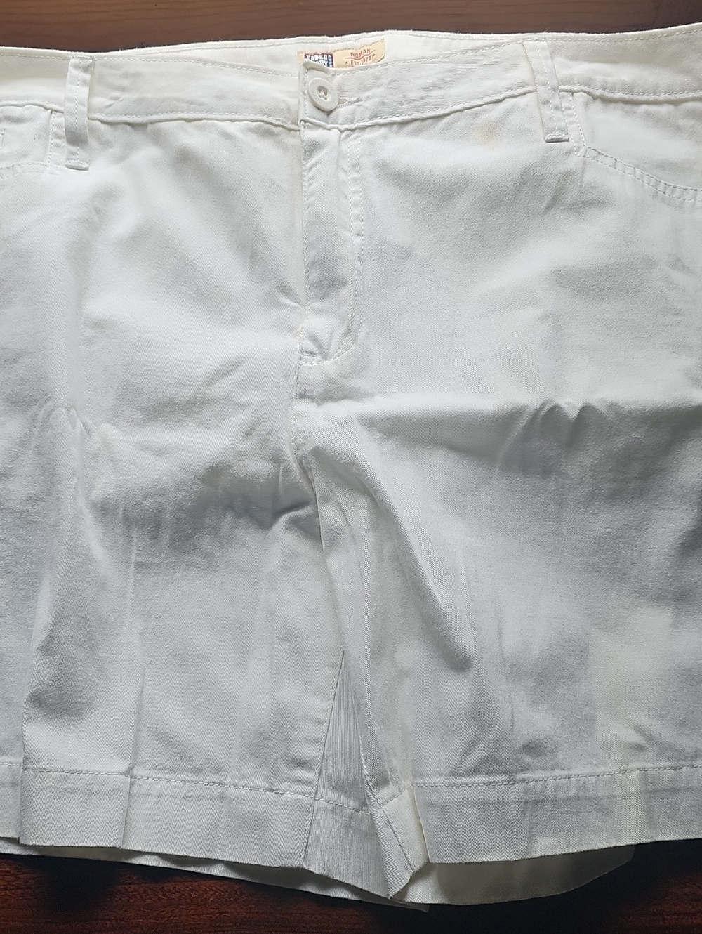 Faded Glory White Women's Jean Shorts